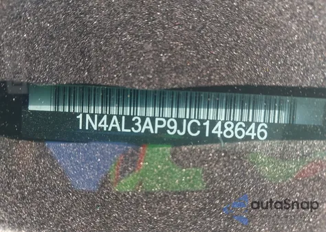 2018 Nissan Altima 2.5 Sr from USA, damaged, VIN 1N4AL3AP9JC148646